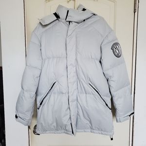 DKNY Grey Puffy Coat
